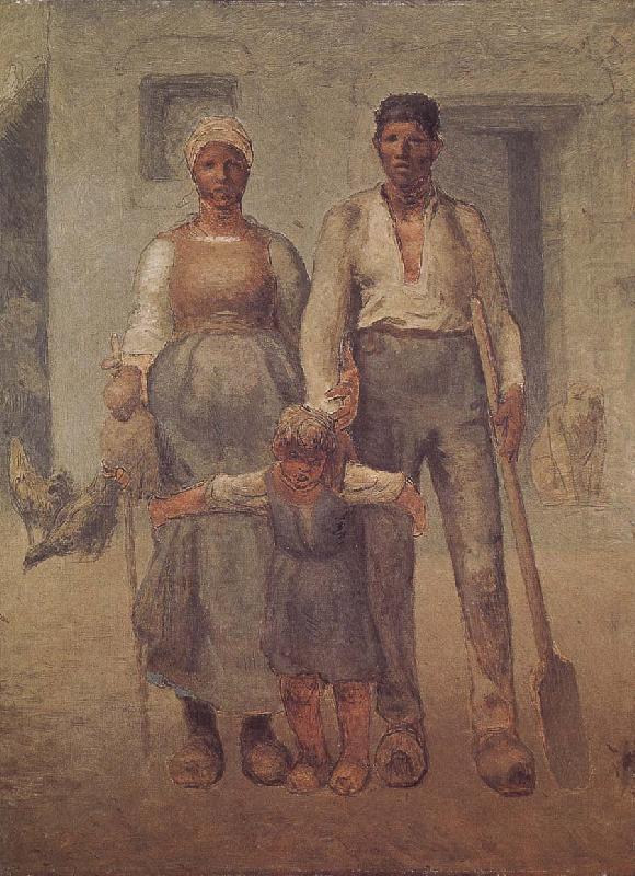 Peasant family, Jean Francois Millet